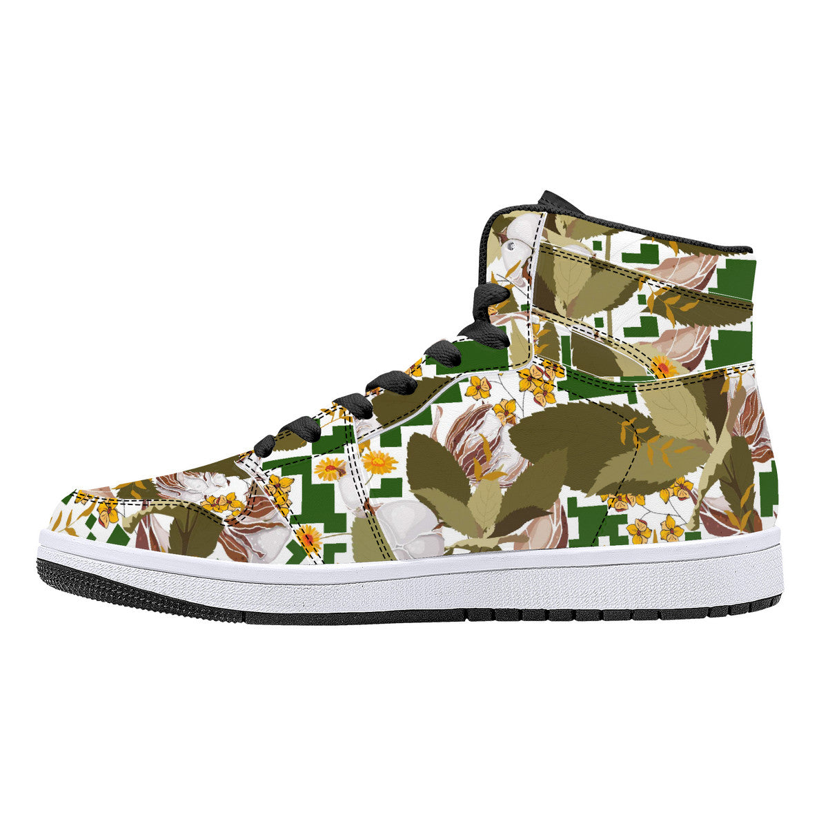Forest Collection High-Top Leather Sneakers
