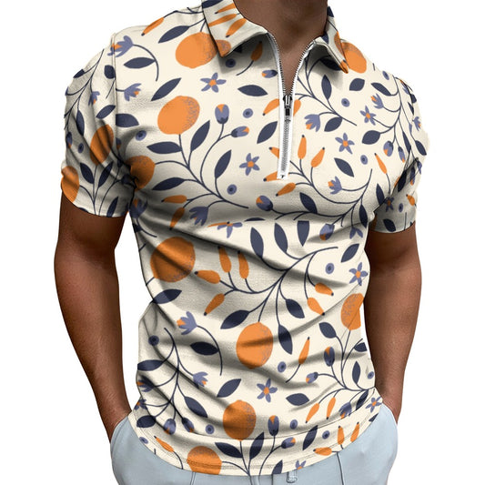 Orange Blossom Polo Shirt