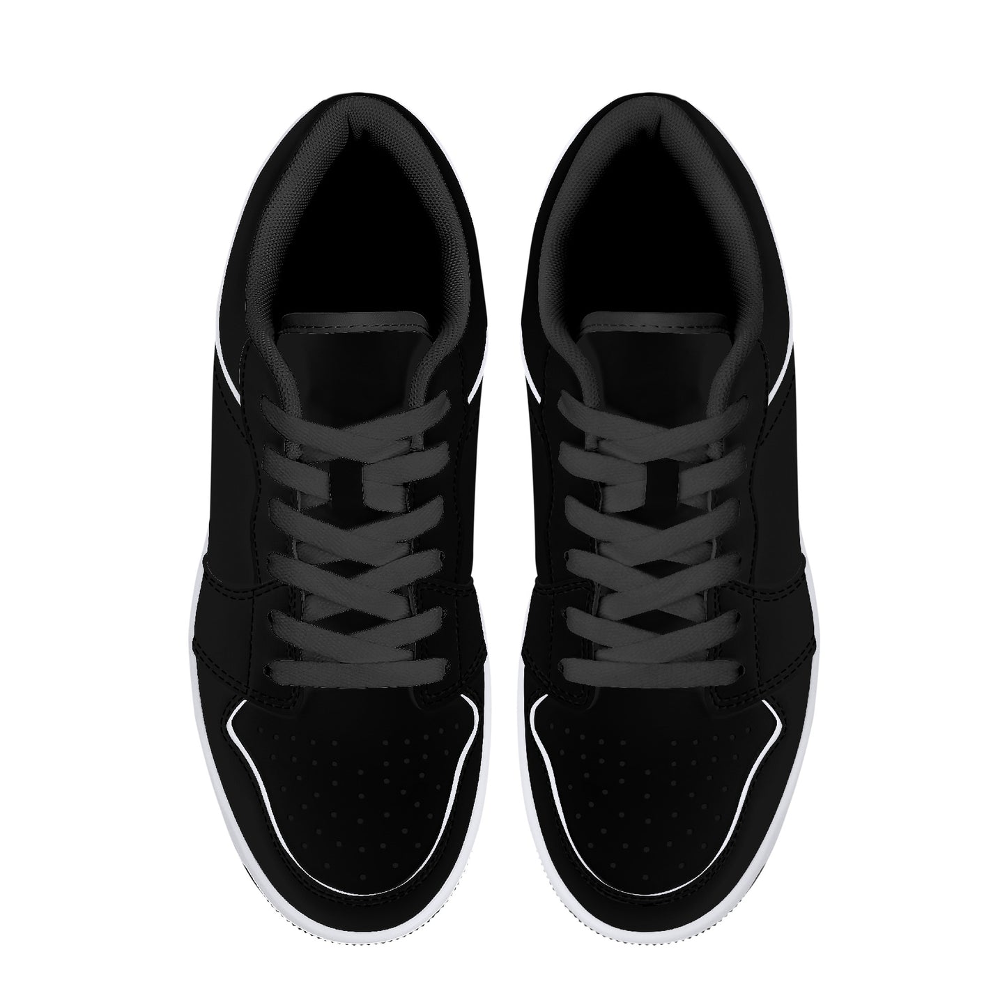 Leather Sneakers - Black Beauty Collection