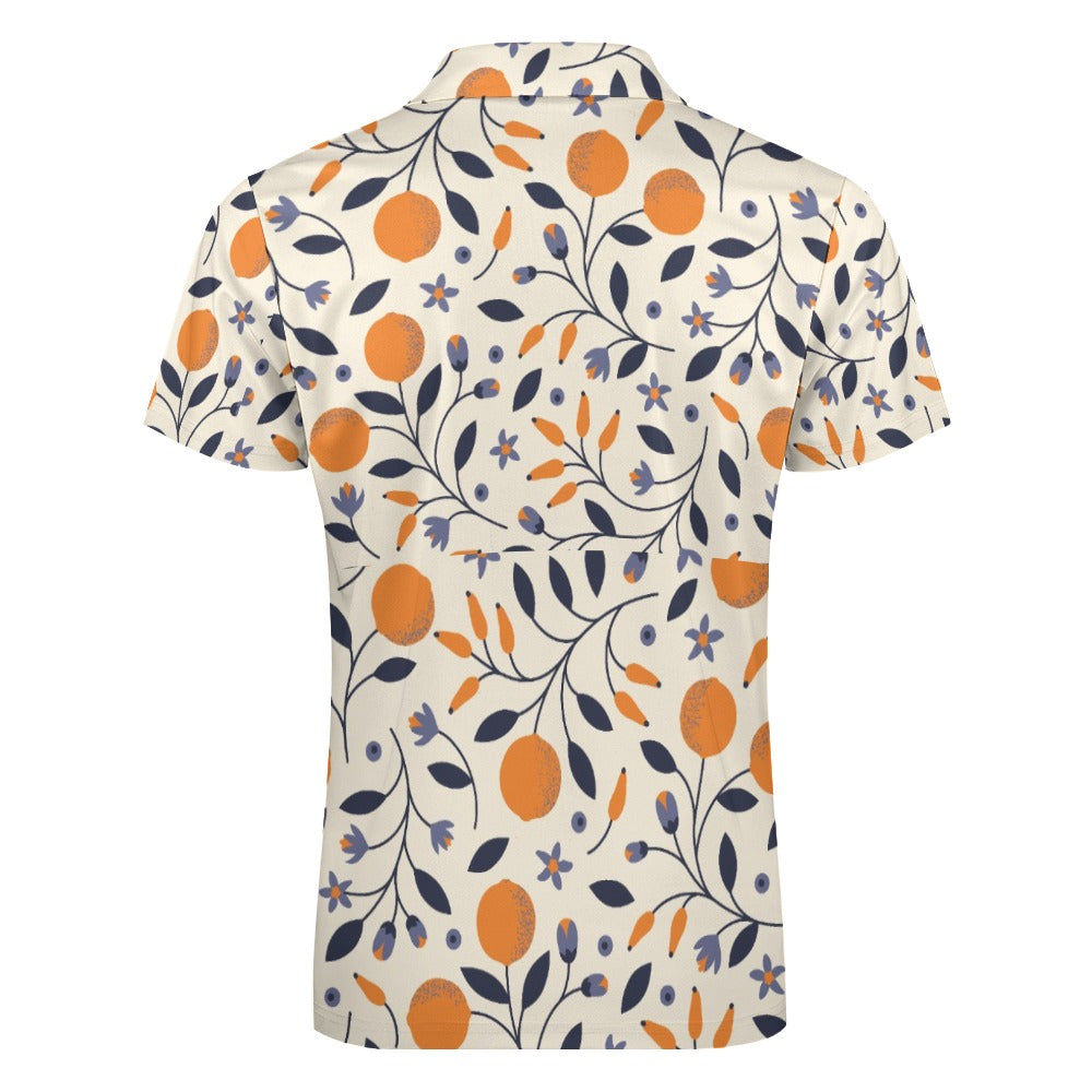 Orange Blossom Polo Shirt