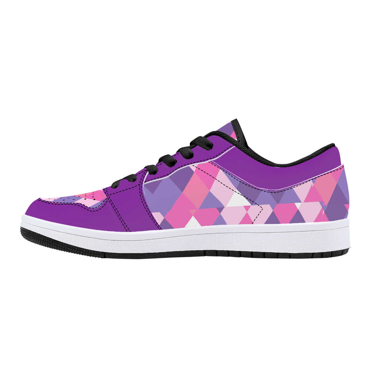 Leather Sneakers - Pastel Basket Weave