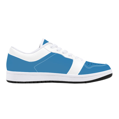 Leather Sneakers - Baby Blue Collection