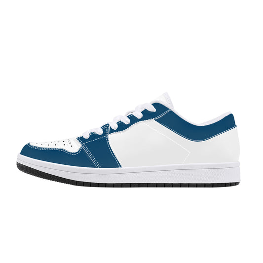 Leather Sneakers - Royal Blue