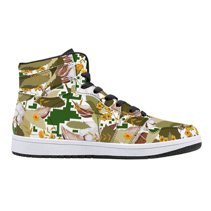 Forest Collection High-Top Leather Sneakers