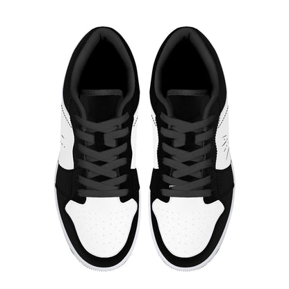 Low-Top Leather Sneakers - Sneakersville Marketing Sneakers