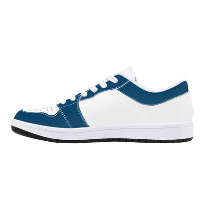 Leather Sneakers - Royal Blue