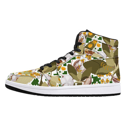 Forest Collection High-Top Leather Sneakers