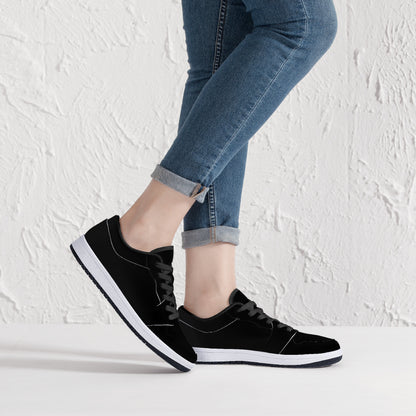 Leather Sneakers - Black Beauty Collection