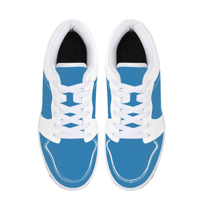 Leather Sneakers - Baby Blue Collection