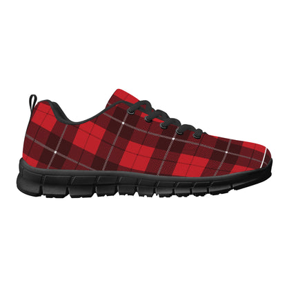 Scottish Red Plaid Sneakers